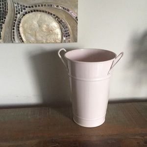 Pastel Pink Shabby Chic Pail